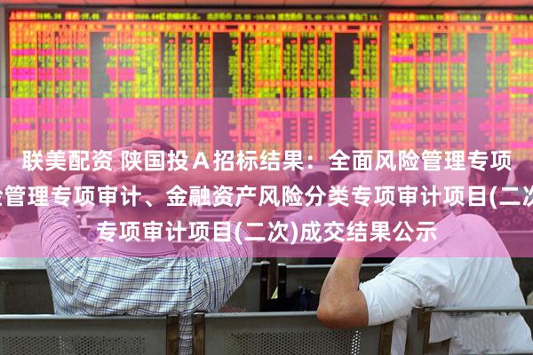 联美配资 陕国投Ａ招标结果：全面风险管理专项审计、操作风险管理专项审计、金融资产风险分类专项审计项目(二次)成交结果公示
